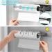 Single Hand Operable Under Cabinet Paper Towel Holder with Damping Effect - Black | For Kitchen & Bathroom - Buy Online on GoSupps.com