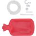 Buy Mrisata Home Inlet Bag Set - 2L Shower Input Bag with Corrugated Hose Hook Buckle & Sieve - Blue/Red | International Shipping Available - Buy Online on GoSupps.com