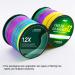Buy L Server Braided Fishing Line 500m/1000m - 12-Fold Anti-Bite 100% PE Colorful Sea Angel Cord (12.6-81kg) - Buy Online on GoSupps.com