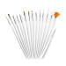 15pc Premium Brush Set for Gel & Acrylic Nails - Nail Art & Design Tools - Buy Online on GoSupps.com