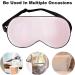 SOBONNY 100% Natural Silk Sleep Mask - Relieve Eye Fatigue, Breathable Mulberry Silk, Pink - Buy Online on GoSupps.com