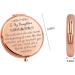 Ming Heng Daughter Wedding Gift: Rose Gold Compact Makeup Mirror - Bridal Souvenir for Girls (XY12) - Buy Online on GoSupps.com