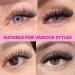 Eyesy Lash 500 Promade Fans | 16D 0.03 18mm Curl D | Mega Volume DIY Lash Extensions - Buy Online on GoSupps.com