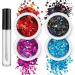 4 Box Fantasy Glitter Set | Irregular Face & Body Sequined Makeup | Festival Cosmetic Glitter Accessories - Set of 3 - Buy Online on GoSupps.com