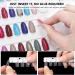 Shop C10 Nail Display Book - Plastic Nail Color Chart with Clear Tips & Labels for Perfect Polish Organization - Buy Online on GoSupps.com