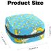 Peeled Banana Art Menstrual Storage Bag - Feminine Cup & Pad Holder for Women and Teen Girls | Portable Period Pouch (1Pcs, Multi-colored) - Buy Online on GoSupps.com