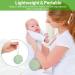 Pacifier Holder Case Set 4 Pack: 2 Portable Silicone Pouch Bags + 2 Transparent Storage Boxes, BPA-Free & Easy to Clean (Green & Grey) - Buy Online on GoSupps.com