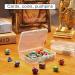 ZUER 2 Pcs Large Clear Plastic Beads Storage Containers Box with Hinged Lid for Jewelry - Buy Online on GoSupps.com
