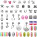 Acejoz 85 Pcs Charm Bracelet Making Kit - DIY Beads for Girls, Adults & Beginners - Buy Online on GoSupps.com