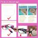 Cojwis 4 Pack Women's Reading Glasses - Stylish Patterns & Spring Hinges | 1.25x Magnification (4 Color Mix) - Buy Online on GoSupps.com