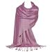 GFM Smooth Shiny Surface Pashmina Style Scarf (L9) L9-dglb-dusky Pink