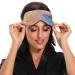 Adjustable Light Blocking Eye Mask for Deep Sleep - Ideal for Travel, Yoga, Meditation - Comfortable and Breathable - Men and Women - Buy Online on GoSupps.com