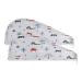 Cute Cartoon Polar Bear Dry Hair Cap 2 Piece Quick Drying Towel Set with Button Headband Super Absorbent Soft & Comfortable
