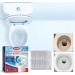Automatic Toilet Bowl Cleaner Tablets - Toilet Tank Bleach Tablets for Toilet Cleaning and Deodorization Household Toilet Cleaners with Easy - Buy Online on GoSupps.com