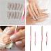 LLMSIX Rhinestones Picker Doting Pen Dual-Ended Wax Pencil Pen Rhinestone Picker Dotting Pen Rhinestones Applicator with Acrylic Handle for Gem Stone Jewelry Nail Art DIY Craft (Pink) - Buy Online on GoSupps.com