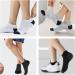 Falary Cotton Sneaker Socks for Men & Women - 8 Pairs Sports Running Socks (Size 39-46) - Short Black Socks for Comfort & Performance - Buy Online on GoSupps.com