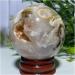 Natural Sphere Cherry Agate Crystal Ball Natural Gemstones Quartz Sphere Fengshui Home Decoration 1pc (Color : 120-130g) - Buy Online on GoSupps.com