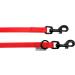 Biothane Dog Leash with Hook - Adjustable 2m to 5m for Small & Large Dogs - Durable Red 3.50m x 9mm - Buy Online on GoSupps.com
