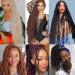 Ubeleco 18 Inch Soft Locs Crochet Hair | Ombre Natural Black Brown Pre-Looped Faux Locs | Synthetic Curly Wavy Locs Crochet Hair (Pack of 8) 1B/30 - Buy Online on GoSupps.com