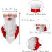 Zzlbzn Christmas Face Masks for Adults - Reusable Santa Claus Bandana | 2-Pack Seamless Holiday Masks with Ear Loops - Buy Online on GoSupps.com