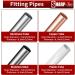Sharp-Tec Adjustable Aluminum Tube Cutter - 5-50mm Pipe Slicing Tool for Copper, Titanium, Brass, Stainless Steel, and Aluminum Pipes - Buy Online on GoSupps.com