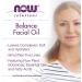 Now Foods Solutions Facial Oil Balancing 1 fl oz - Hydrating & Nourishing Skincare - Buy Online on GoSupps.com