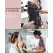 OPAUL Matte Nonslip Large Hair Claw Clips for Women - Strong Hold Styling Accessories (4 Pack) Pink Green Khaki Black - Buy Online on GoSupps.com