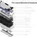 OOCTPK Chilkey ND75 Aluminum Keyboard for Windows, MacOS - White - Buy Online on GoSupps.com