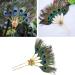 amangul Feathered Hair Stick with Feather Rhinestones Flower for Women Girl Flower for Traditional Headpieces Hair Jewelry - Buy Online on GoSupps.com