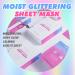 Moist Glittering Sheet Mask | Aloe & Seaweed Extracts for Radiant Skin | 10 Dermatologically Tested Masks - Buy Online on GoSupps.com