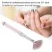 Fan-Shaped Nail Brush | Acrylic-Liner Removal Tool | Rhinestone Handle & Nylon Hair | Perfect for Nail Art & Manicure - Buy Online on GoSupps.com