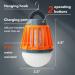 Boundery Bug Zapper Light Bulb - Fast Mosquito Elimination | USB Rechargeable IPX6 Waterproof LED Zapper | Portable with 4 Light Modes - Buy Online on GoSupps.com