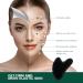Heart Shape Black Gua Sha Stones for Facial Massage - Jade Guasha Board Tool for Skin Care Beauty & Muscle Relaxation - Buy Online on GoSupps.com