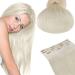 Runature clip in extensions real hair white blond 50cm long real hair 3PCs extensions real hair clip blond human hair 50g clip extensions real hair cheap hair exension #800 50cm-3Pcs #800