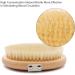 Honzuen Dry Brush - Natural Bristle Body Brush for Blood Circulation Lymphatic Drainage & Cellulite Reduction - Ideal Bathing Brush - Buy Online on GoSupps.com