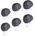 Hdeayod 6 Pack Mesh Crochet Hair Net Doobie Wrap for Hair Short Women Black Hairnet Snoods Cover Ornament for Sleeping