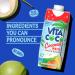 Vita Coco Peach & Mango Coconut Water - Hydrating Electrolyte Drink, Coffee/Soda Alternative - Gluten-Free - 16.9oz (Pack of 12) - Buy Online on GoSupps.com