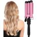 3 Barrel Curling Iron Wand - Hair Waver Curler with LCD Display | International Shipping | Perfect for Home & Salon Use - Buy Online on GoSupps.com