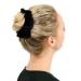 4-Piece Velvet Hair Tie Set for Updos & Ponytails | Black & White - Perfect for Women Girls & Children - Buy Online on GoSupps.com