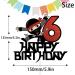Happy 6th Birthday Cake Topper - Kung FU Ninja Themed Karate Boy Girl Baby Shower Glitter Party Cake Decoration - Six Years Old Birthday Party Decor - Buy Online on GoSupps.com