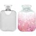 NAANLE Cherry Blossom Hot Water Bottle 1L - Transparent Heat Bottle for Menstrual Cramps Relief & Cold Therapy | International Shipping - Buy Online on GoSupps.com