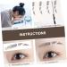 Healeved 30 Pcs Eyebrow Stickers Artificial Eyebrow Instant Transfer Eyebrows Makeup Brow Sticker Soy Ink - Buy Online on GoSupps.com