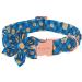 Aring Pet Pumpkin Dog Ribbon Cotton Halloween Plaid Dog Halison With Flower Adjustable Blue Halloween Pumpkin Hog Hales Beasts with Metal Beak XL Plaid Pumpkin