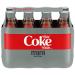 Diet Coke Coca-Cola 300mL Mini Bottles Pack of 8