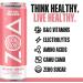 ZOA Zero Sugar Energy Drinks White Peach - 355ml (Pack of 12) White Peach 355 ml (Pack of 12) - Buy Online on GoSupps.com