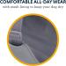 Luffwear Swamp Cool Dog Harness & Handle - Adjustable Light Running Gear for Pets Keeps Cool Graphite Gray (X-Small 43-56cm) - Buy Online on GoSupps.com