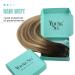 Youngsee Real Hair Balayage Extensions - 55cm Brown & Blonde Wefts | Double Brown Weaving | 100g #2/6/24 - Buy Online on GoSupps.com