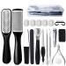 Founded Set 20 in 1 pedicure set stainless steel cornea horn skin removal foot care set foot care professional cornea distance set foot care set for women men salon or at home