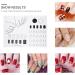 Nail Accessories Silicone Nail Art Stamping Mat Manicure Mat Nail Polish Coloring Practice Pad Nail Tool for DIY Application Practice (White) Nail Set Tool - Buy Online on GoSupps.com