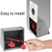 GearOZ BB Gun Target Trap - Metal Silhouette Shooting Targets with 10 Paper Targets - Indoor and Outdoor Pellet Gun Target Practice Set - Buy Online on GoSupps.com